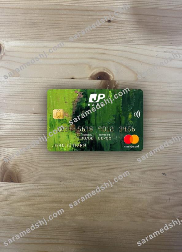 Japan Post bank mastercard photolook front